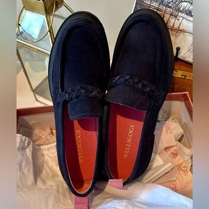 Welligogs Navy Hackney Loafer w/Pink Trim - EU size 41 BNNW